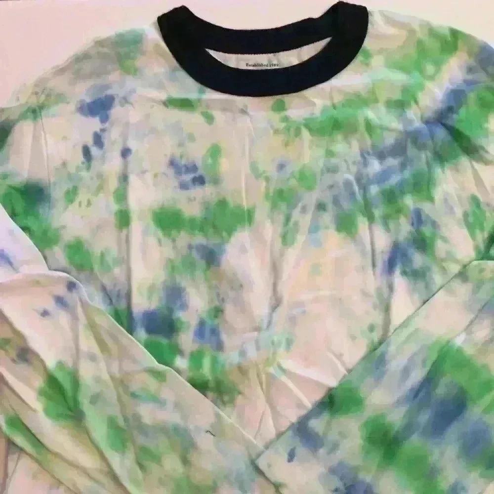 ⭐️New Hand tie dyed long sleeve T-shirt